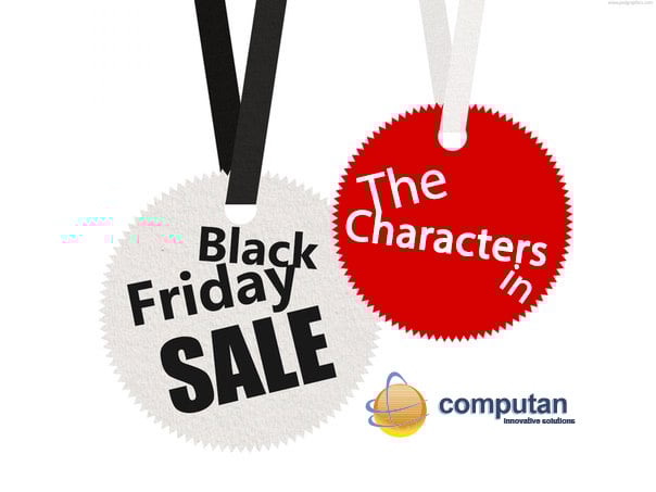  Business Humor - The Characters in Black Friday Sales 