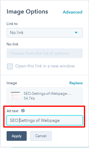 Alt Tags of Images in HubSpot