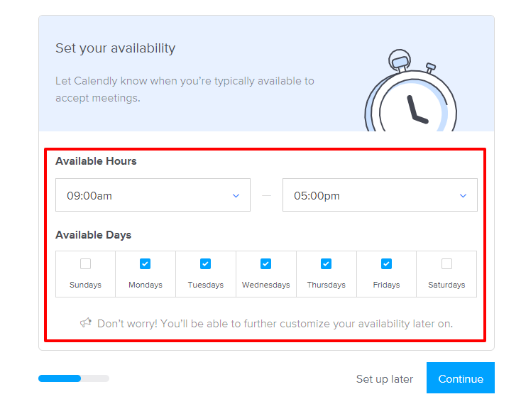 Calendly Meeting Schedule