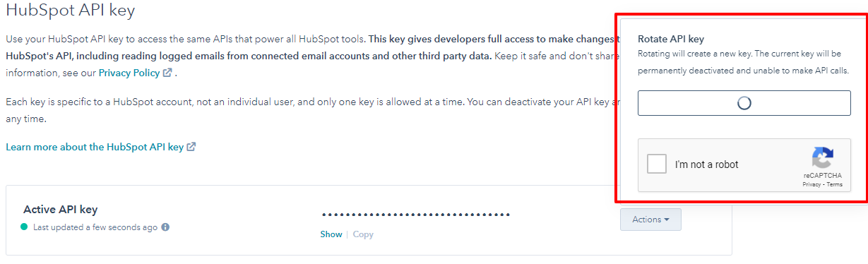 HubSpot API Key Rotation: How and Why?