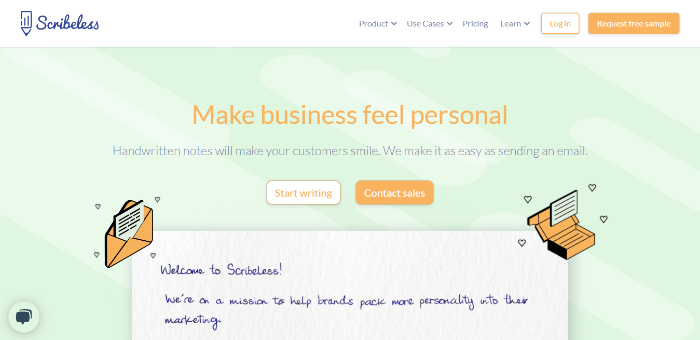 Scribeless-Delight-Customers-with-Handwritten-Notes