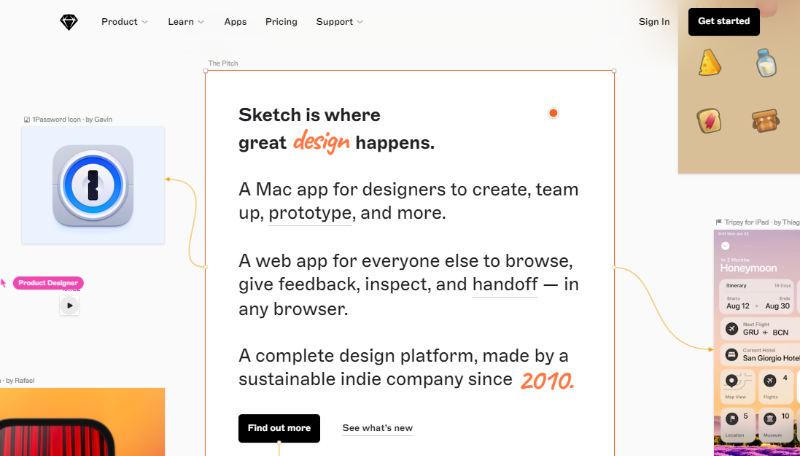 Sketch Home Page