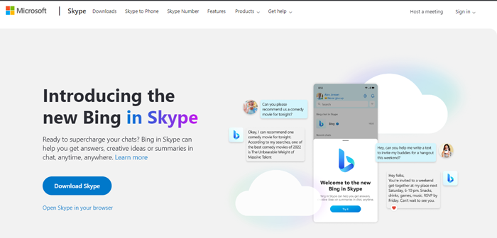 Skype-HomePage