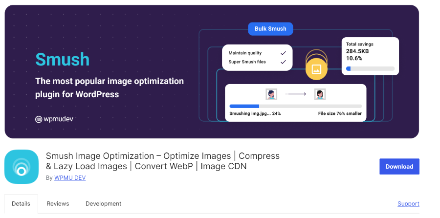 Smush-Image-Optimization-–-Optimize-Images-Compress-Lazy-Load-Images-Convert-WebP-Image-CDN-–-WordPress-plugin-WordPress-org