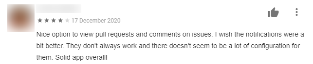 GitHub Update comment