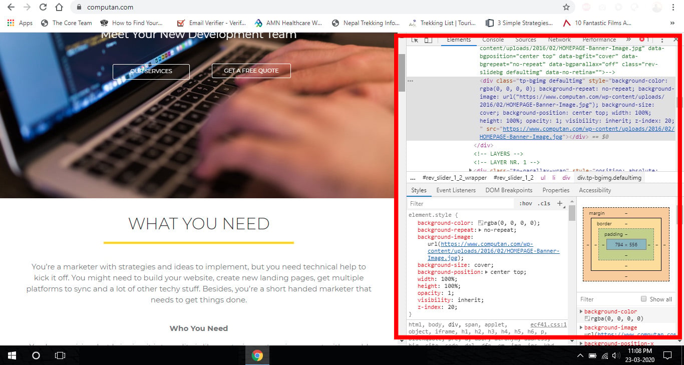 How to tell what platform a website is built on