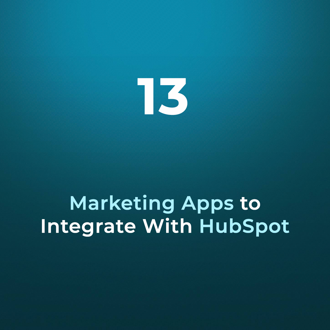 marketing apps for HubSpot