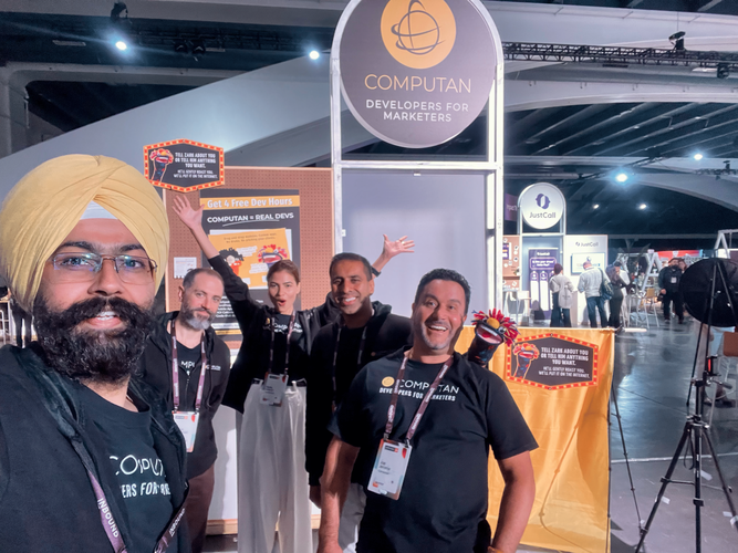 Team at Inbound booth