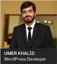 Umer Khalid - WordPress Developer