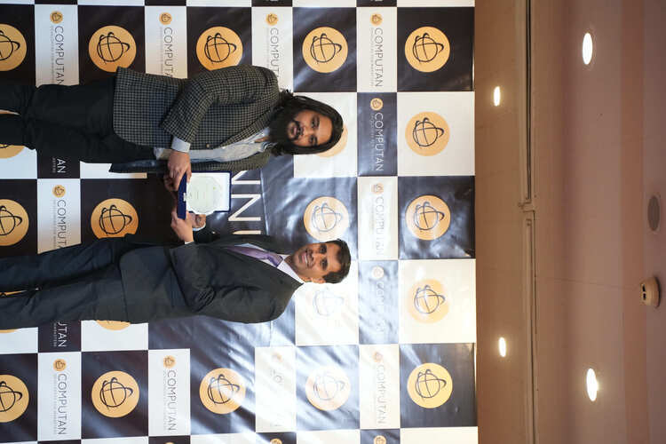 Sajeel's visit - Team moment 2