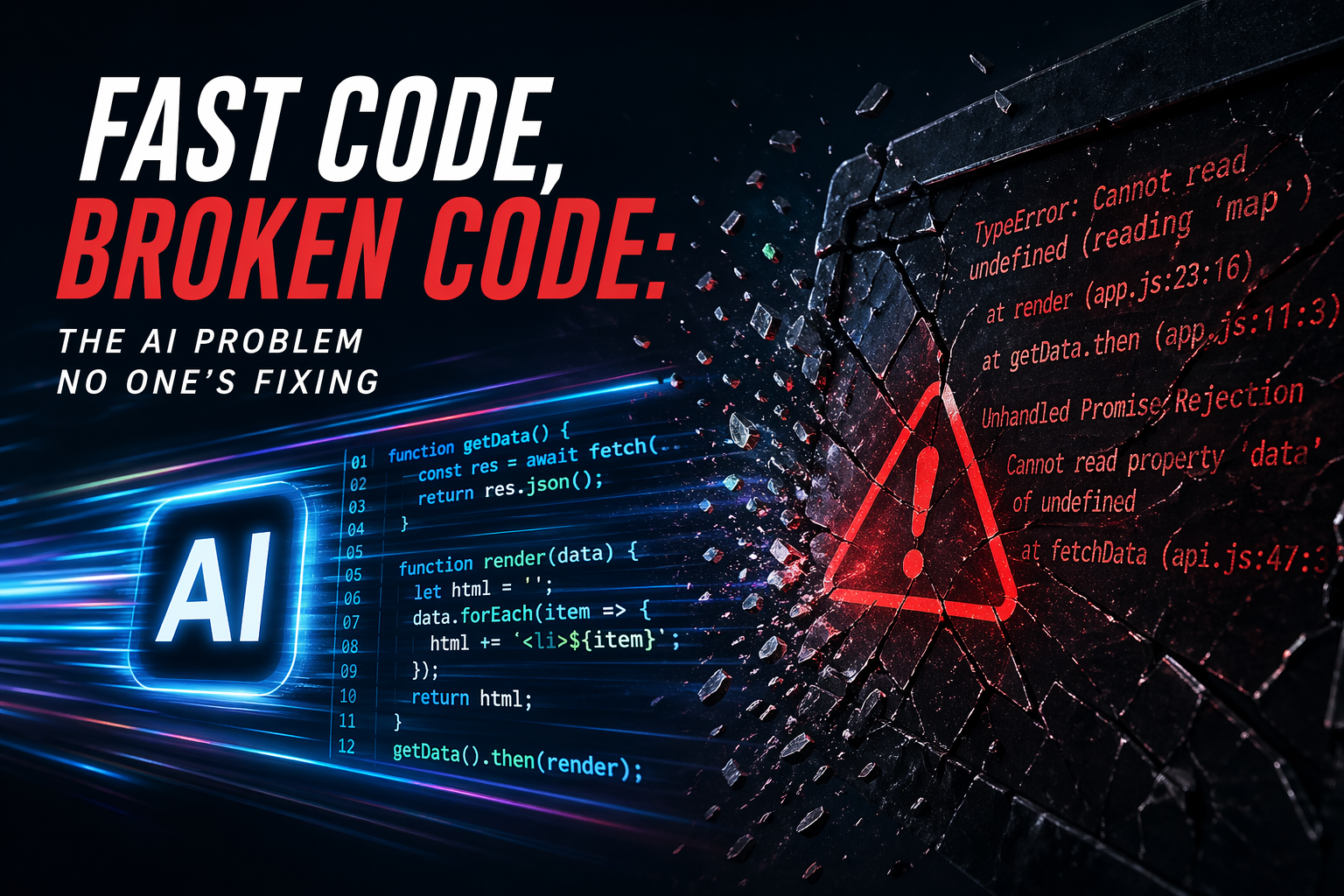  Fast Code, Broken Code: The AI Problem No One’s Fixing 