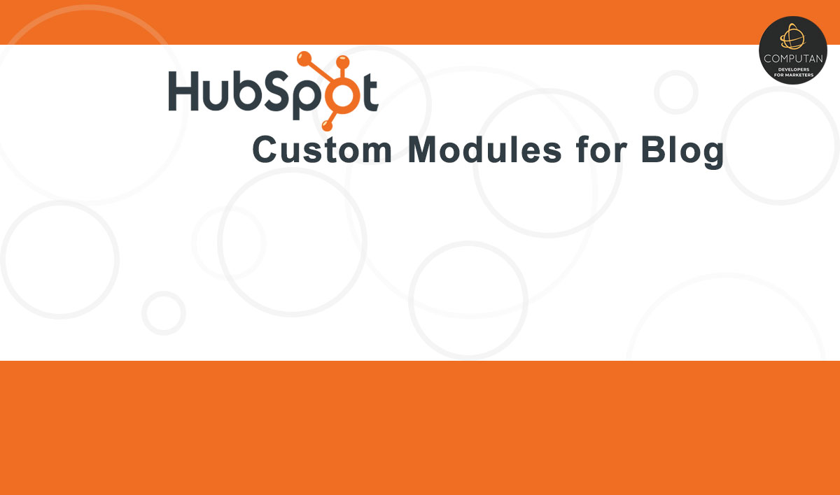 HubSpot Blog Post Modules