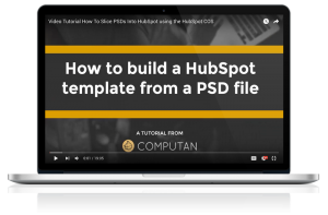 How to build a hubspot template from a PSD file