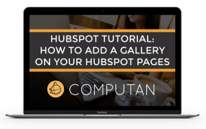 How to add a gallery on your hubspot pages